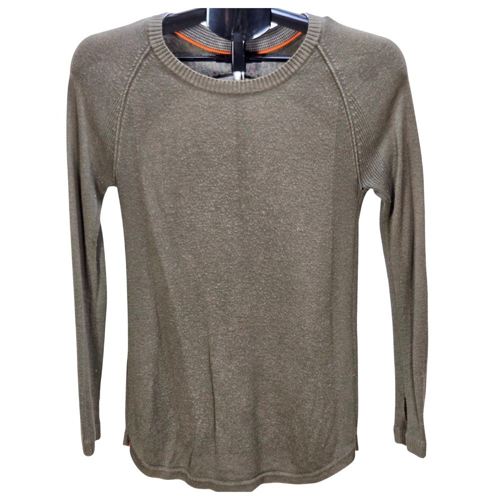 Women's Lululemon Sz 4 Sunshine Coast Be Bold Cashmere Blend Sweater Atheisure